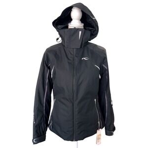 KJUS Ladies Mythos Ski Jacket Storm Hood New With Tags SZ: 38 or US Medium